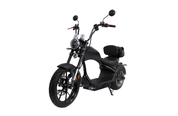 Электроскутер Citycoco Chopper IKINGI (чёрный)
